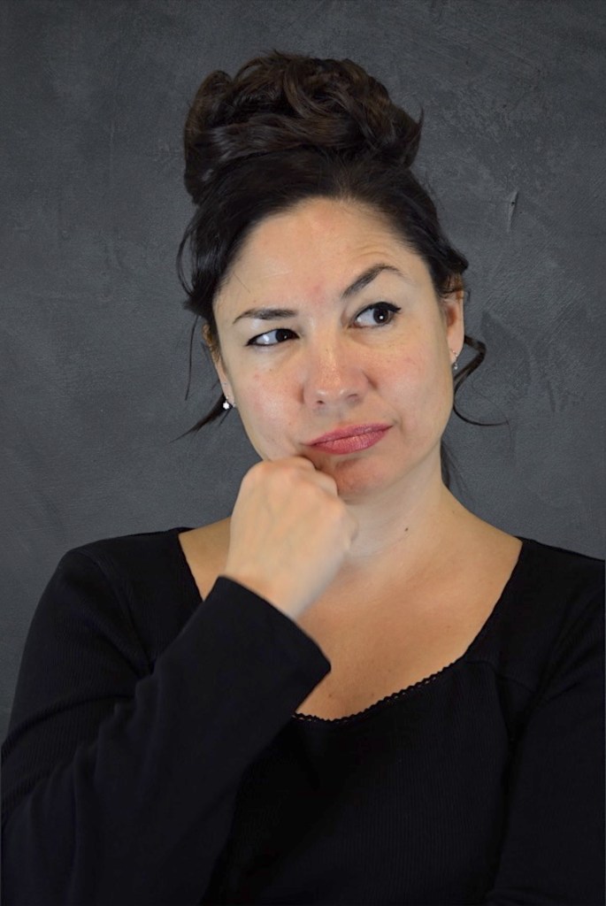 Beatriz García Costa con la ceja levantada